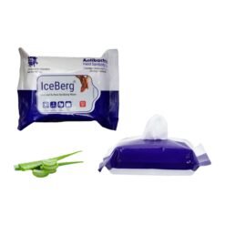 Pack of 25 Alcohol wipes with Aloe vera Extract | For Cleansing, Sanitizing, Moisturizing | Biodegradable wipes E295