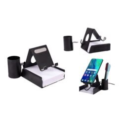 Metal mobile stand with Detachable Tumbler and Writing pad holder | 200 writing sheets included E322