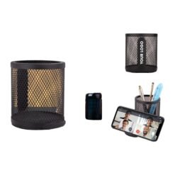 Round Wiro tumbler with Slide-out Phone Stand E340