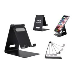 Metal mobile stand with top adjustable neck | Oval cable slot E341