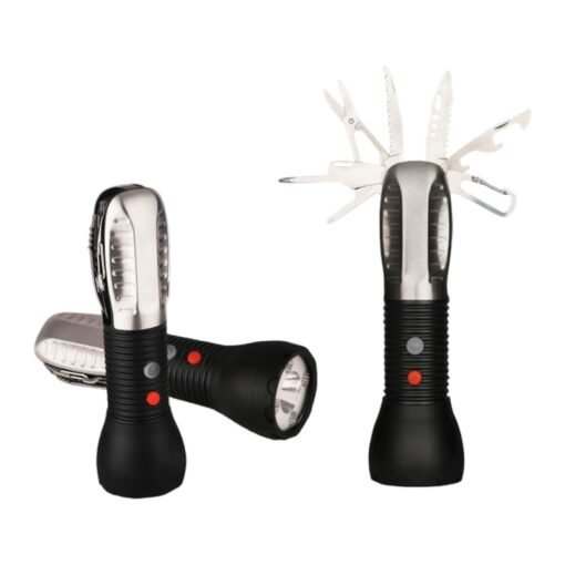 Emergency trekking toolkit (9 function with 5 mode torch & 2 mode flasher) G11