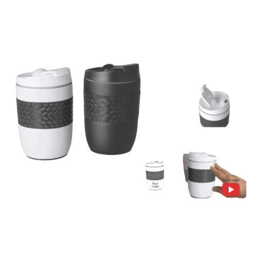 Ferrero Stainless Steel Magic Coffee Mug (300 ml approx) (Spill free design) - H138