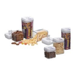 Crystal Airtight Container with Easy Lock Lid (1200 ml) by Power Plus H149