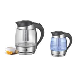 Glass Kettle with Tea infuser basket - H160