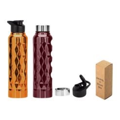 Prism steel bottle Colored | Capacity 1L approx H205