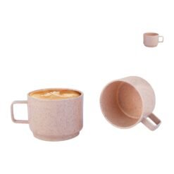 Eco cups mini: Set of 2 eco friendly cups in gift box H221