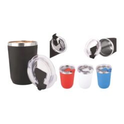 Foggy: Stainless Steel coffee mug | Premium clear cap with flip top lid | Leak Proof | Capacity 350ml approx H226