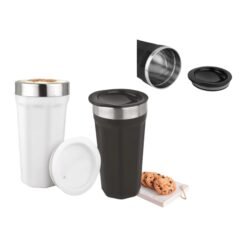 Hexa : Tall sipper mug | 304 grade Stainless steel inside | Capacity 375ml approx