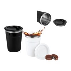 Flash: Stainless Steel Coffee mug | 4 panel design | Leak Proof | Capacity 350ml approx