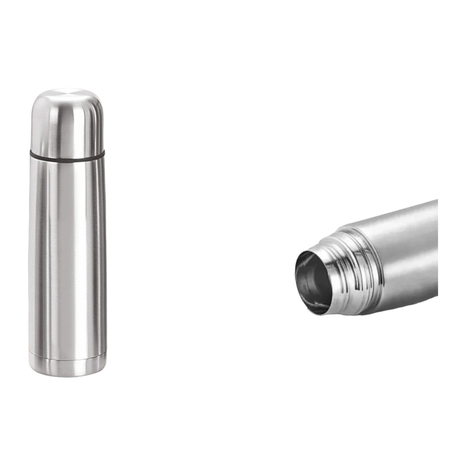 Bullet vacuum flask with Cap | Capacity 500ml approx | 304 grade steel H299 3 Bullet vacuum flask with Cap | Capacity 500ml approx | 304 grade steel H299