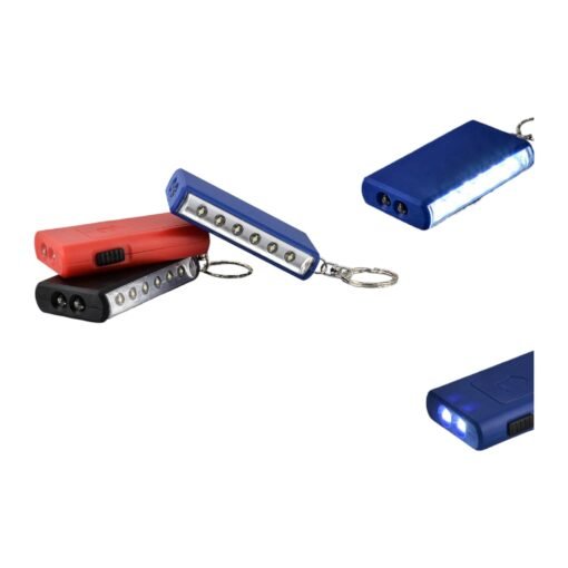 Keychain with torch and 6 LED lamp J59