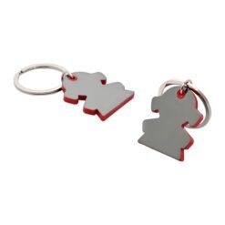 Girl shape keychain with highlights J89