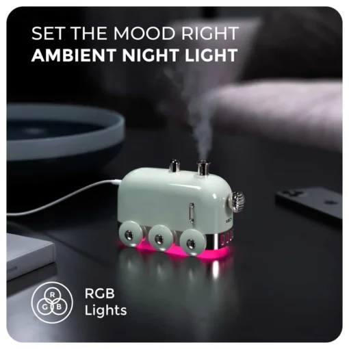 Introducing Locomyst the cute t air humidifier with an aroma diffuser and c RGB lights!