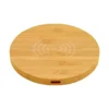 Olive 15W Round Wireless Bamboo Charger