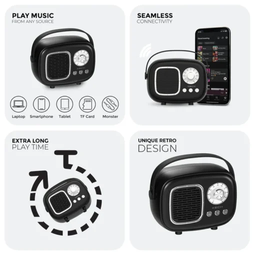Retro Jam - Karaoke Speaker with Mic