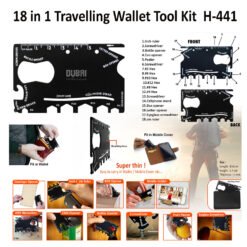 18 in 1 Travelling Wallet Tool Kit GCH 441