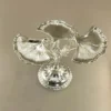 3-in-1 Shell Design Silver Platter Centerpiece