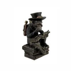 Animal Steampunk Scholar Chimpanzee Showpiece