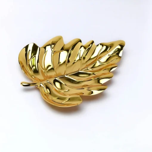 Banana Leaf Gold Platter Size-Medium