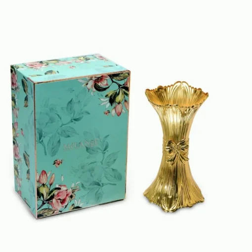 Classic Gold Flower Vase, Size-Medium