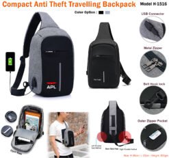 Compact Anti Theft Travelling Backpack GCH-1516