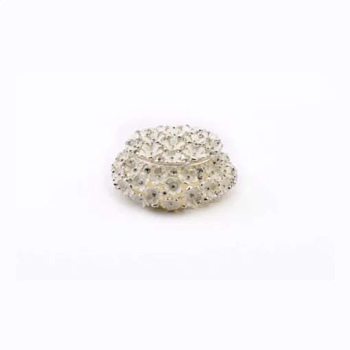 Crystal Studded Flower Enameled Jewelry Box (Big)