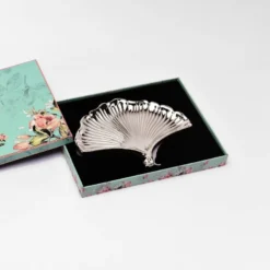 Fan Shaped Silver Tray, Size- Big