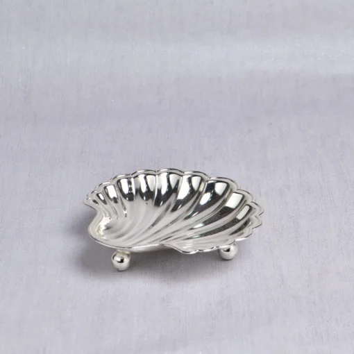Fluted Shell Design Silver Bowl, Size- Small