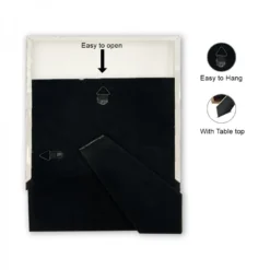 Groovy Design Silver Photo Frame, Color-Silver, Size-8×10