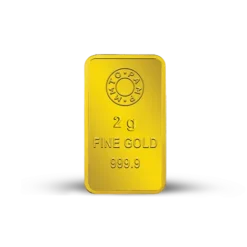 LOTUS 24K (999.9) 2 GM GOLD BAR