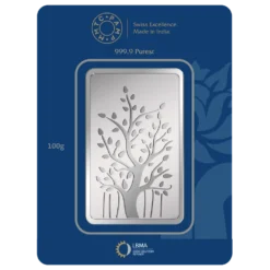 MMTC PAMP BANYAN TREE 999.9 PURITY 100 GM SILVER BAR