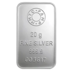 MMTC PAMP LOTUS (999.9) 20 GM SILVER BAR 9 MMTC PAMP LOTUS (999.9) 20 GM SILVER BAR