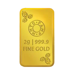 MMTC-PAMP PEACOCK 24K (999.9) 2 GM GOLD BAR