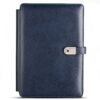 Organizer Diary with Wireless Charger 4000 MAH Power Bank And 16GB Flash Drive – Blue