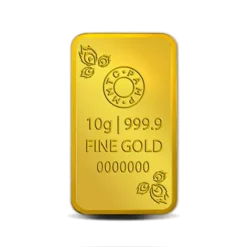 PEACOCK 24K (999.9) 10 GM GOLD BAR