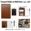 Passport Holder with Multiple uses GCH 1063