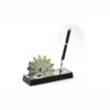 Peacock Silver Pen Stand