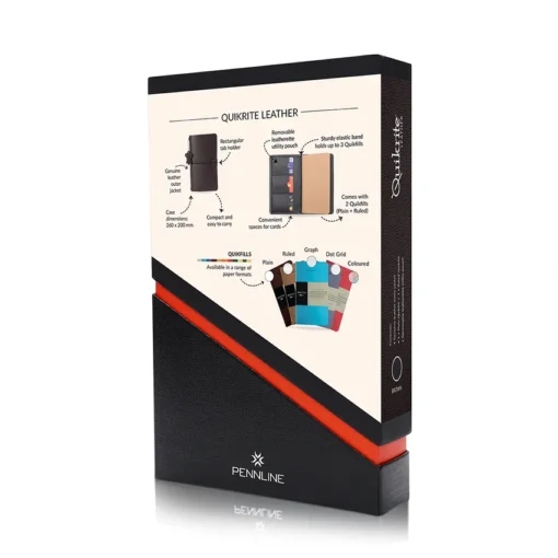 Pennline Quikrite Leather Journal - Brown