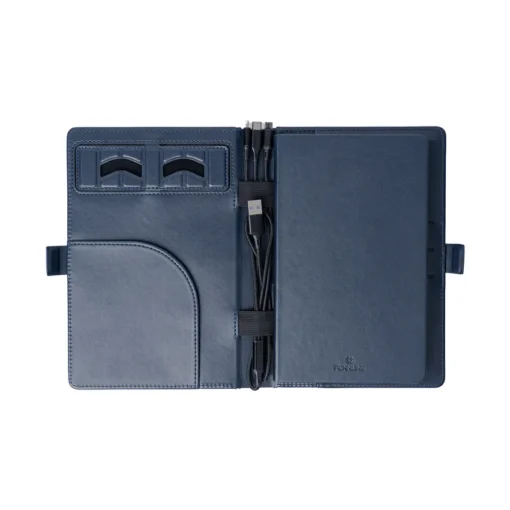 Pennline Superbook Edge Organizer With Fast Wireless Charging + 8000mAh Powerbank Blue 3 Pennline Superbook Edge Organizer Blue.