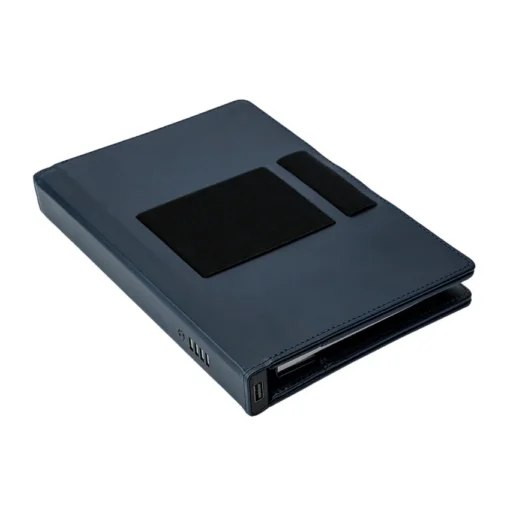 Pennline Superbook Edge Organizer With Fast Wireless Charging + 8000mAh Powerbank Blue 7 Pennline Superbook Edge Organizer Blue.