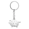 Piggy Enameled Baby Keychain