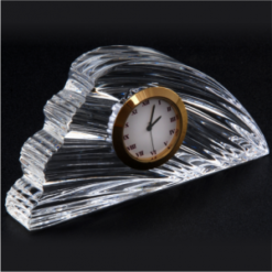 Rainbow Crystal Glass Desk Clock