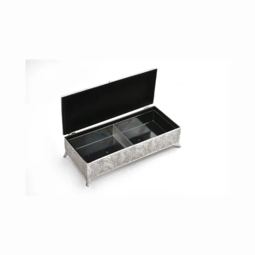 Rectangle Carved Silver Box