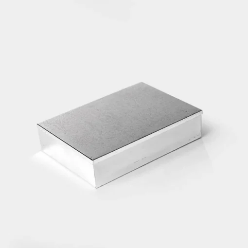 Rectangle Shaped Hammered Silver Box