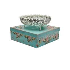 Round Cutwork Silver Bowl, Size- Small