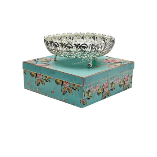 Round Cutwork Silver Bowl, Size- Small