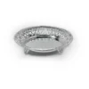 Round Cutwork Silver Platter, Size-Medium