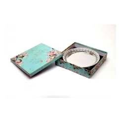 Round Cutwork Silver Platter, Size- Small