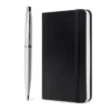 Sheaffer Gift Set ft. Strobe Silver VFM Ballpoint Pen with Chrome Trims and Small Notebook