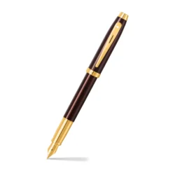 Sheaffer® 100 9370 Glossy Coffee Brown Fountain Pen With PVD Gold-Tone Trim - Medium 10 Sheaffer® 100 9370 Glossy Coffee Brown Fountain Pen With PVD Gold-Tone Trim - Medium